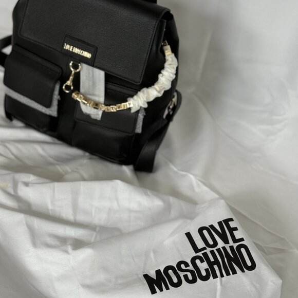 Love Moschino Leather Backpack main image 7